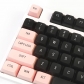 Pink Black 104+45 CSA Profile PBT Doubleshot Keycap Set Cherry MX Mechanical Gaming Keyboard